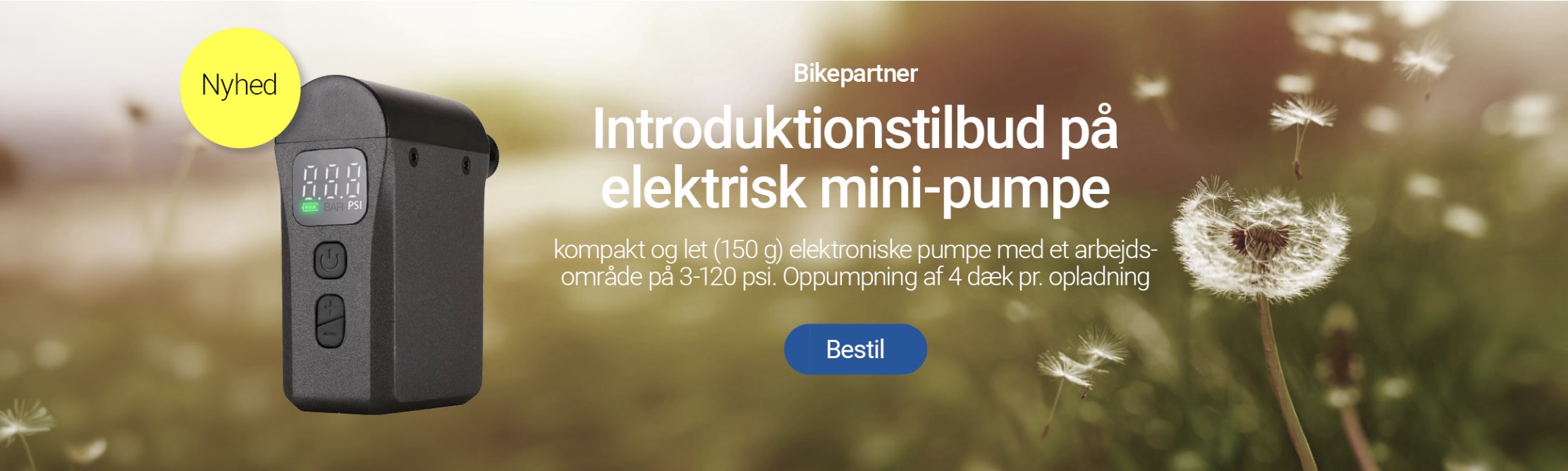 Elektrisk mini pumpe